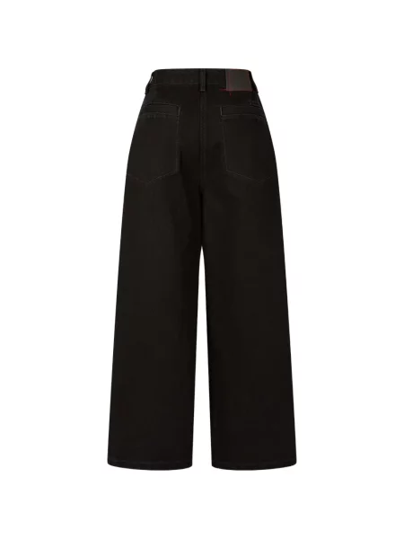 Blugi cu picior larg Tomboy negru