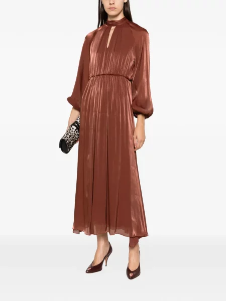 Rochie midi Philia Loft maro