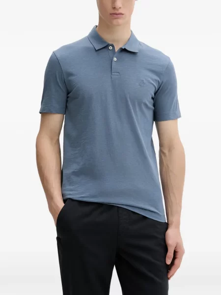 Tricou polo Marc O'polo cu autograf albastru