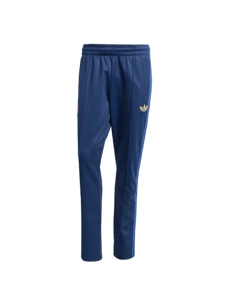 ADIDAS ORIGINALS Hlače Olympique Lyon Anniversary encijan / temno / pastelno rumena modra