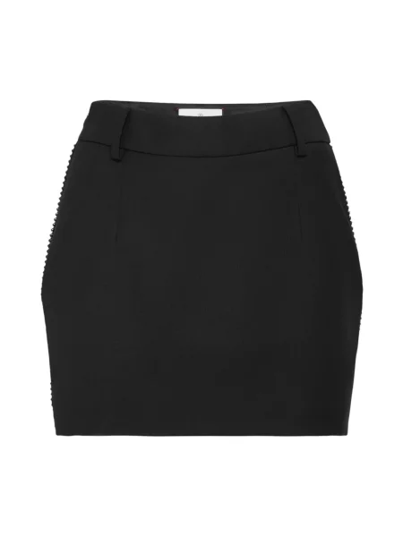 Mała mały spódnica mini Philipp Plein wełniana czarna