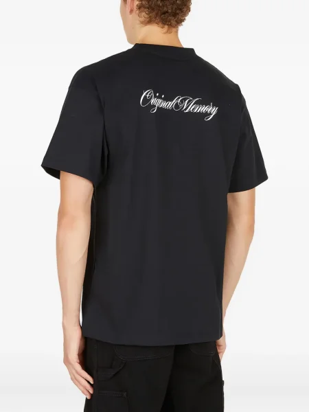 Tricou Soulland cu model floral cu imagine negru