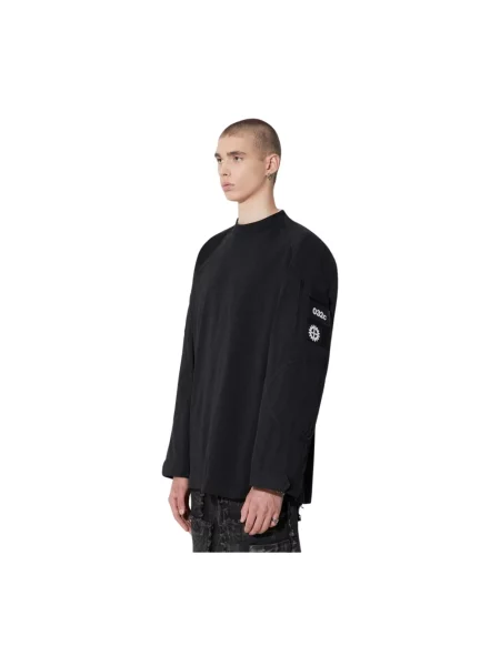 Longsleeve gładki czarny