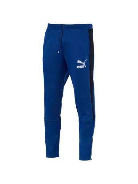 Matlasat pantaloni Puma alergare albastru