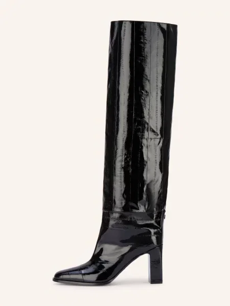 Jimmy Choo Kozačky Caly 85 černá