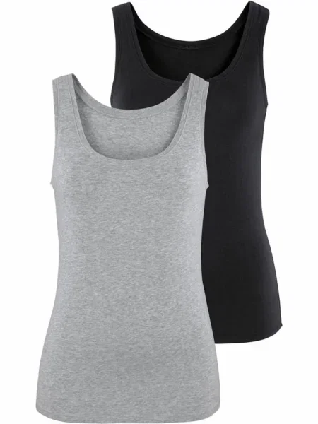 VIVANCE Top siva črna