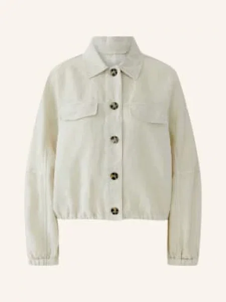 Oui Lněná Bunda režná