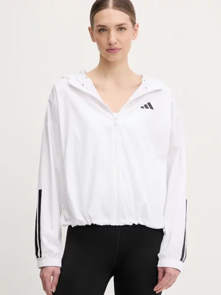 Adidas Performance kurtka treningowa Hyperglam Windy biała