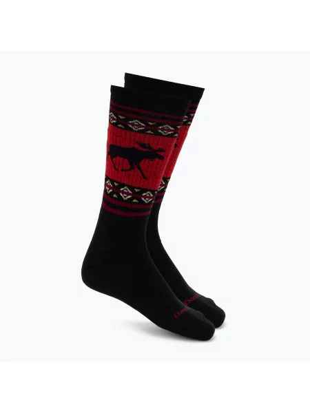 Șosete pentru bărbați Darn Tough VanGrizzle Boot Sock Cushion moose black negru