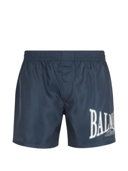 Slip de baie Balmain cu imagine albastru