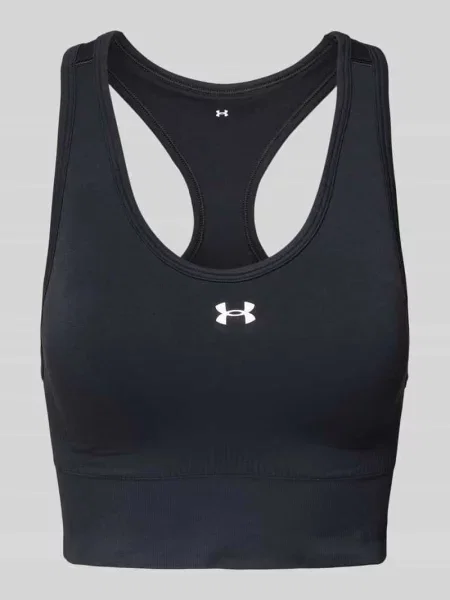 Biustonosz treningowy Under Armour Vanish Seamless Mid Branded czarny