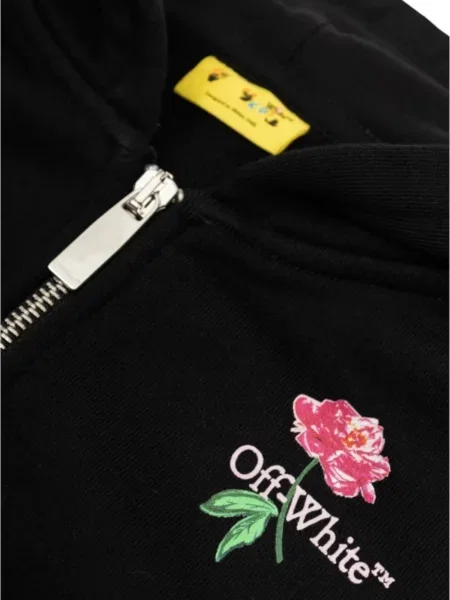 Bluza z kapturem dziecięca Off-white biała