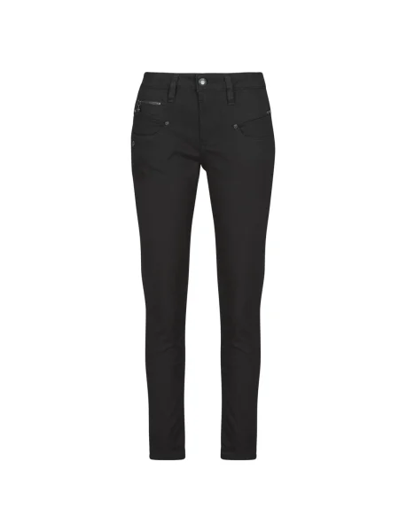 Cropp blugi Freeman T.porter cu talie înaltă negru