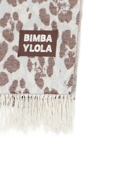 Fular Bimba Y Lola cu model leopard albastru