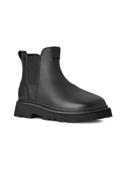 UGG sztyblety skórzane Chelsea Lug Leather czarny