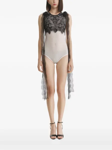 Body 2310 Studio din dantelă alb