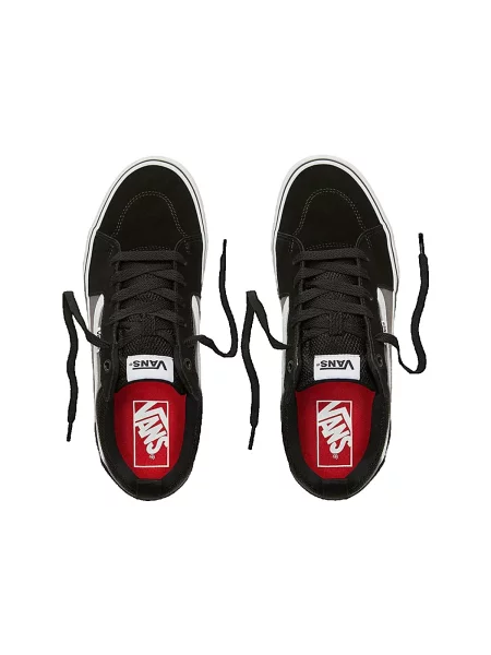 Platform talpú félcipo Vans fekete