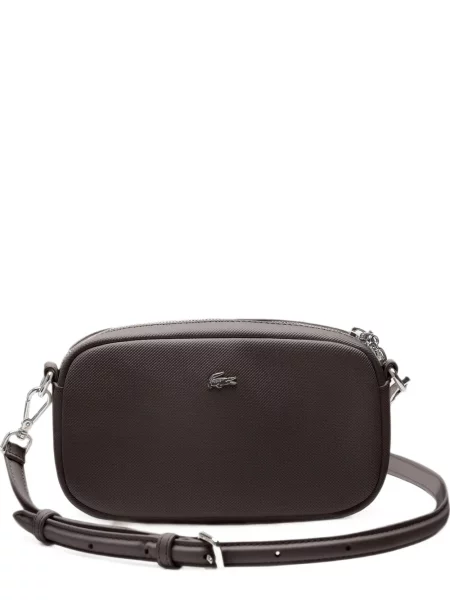 Geanta crossbody Lacoste maro