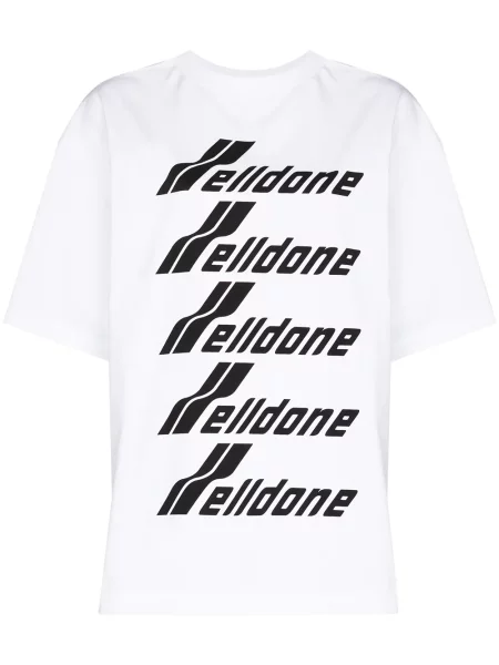 Tricou We11done cu imagine alb