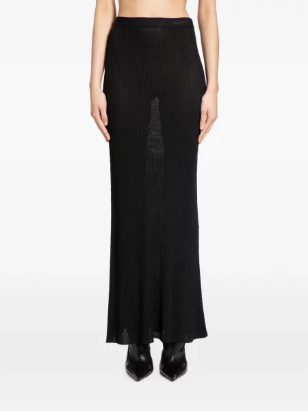Fustă Balenciaga tricotate negru