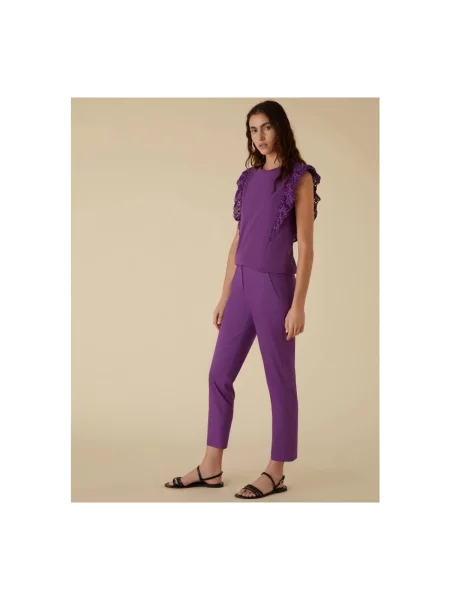 Pantaloni Linea Emme Marella violet