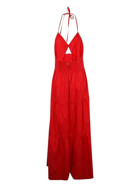 Rochie maxi Twinset de costum roșu