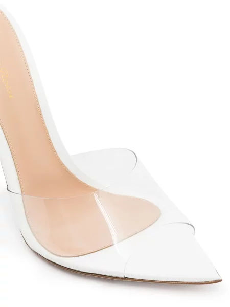 Slip on mulės Gianvito Rossi balta
