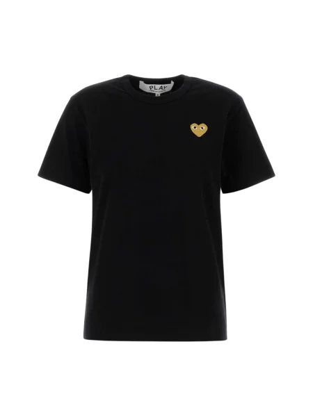 Koszulka Comme Des Garcons Play z logo czarna