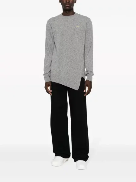 Vilnonis asimetriškas megztinis Comme Des Garçons Shirt pilka
