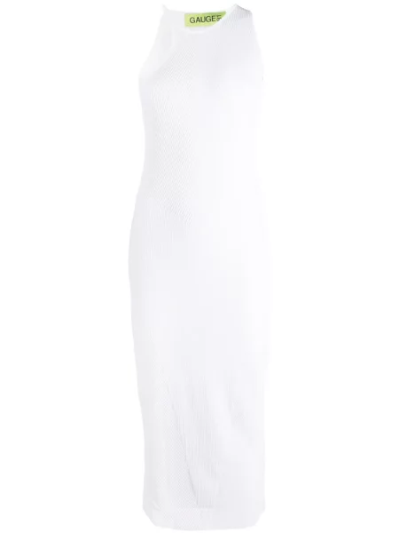 Rochie midi Gauge81 tricotate asimetrică