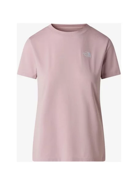 Koszulka The North Face Simple Dome Evolution Slim jasna S różowa
