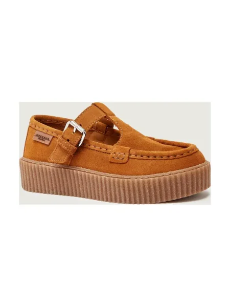 Bőr félcipő Weekend Maxmara barna