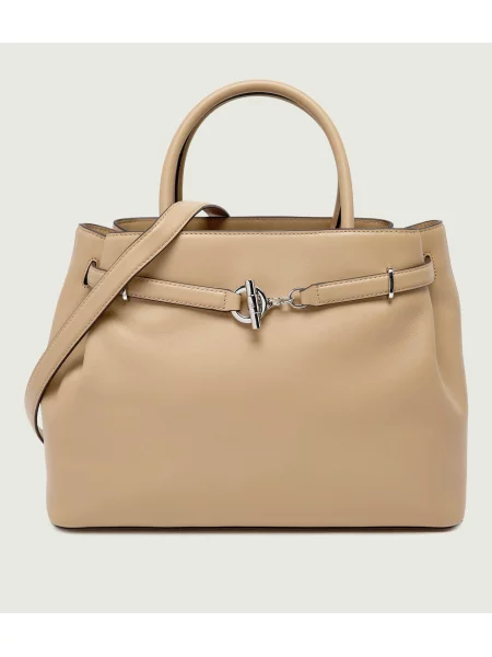 Rucsac Lauren Ralph Lauren din piele bej