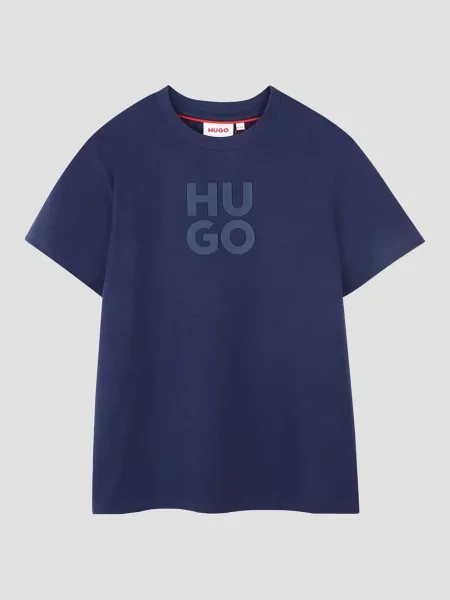 Детская футболка Hugo синяя