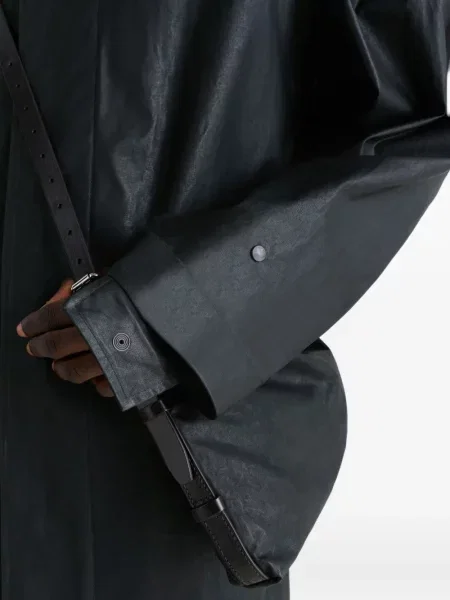 Palton Lemaire cu glugă negru