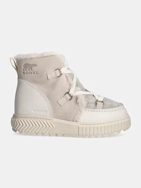 Semišové snehule Sorel ONA AVE ALPINE BOOT WP F béžová