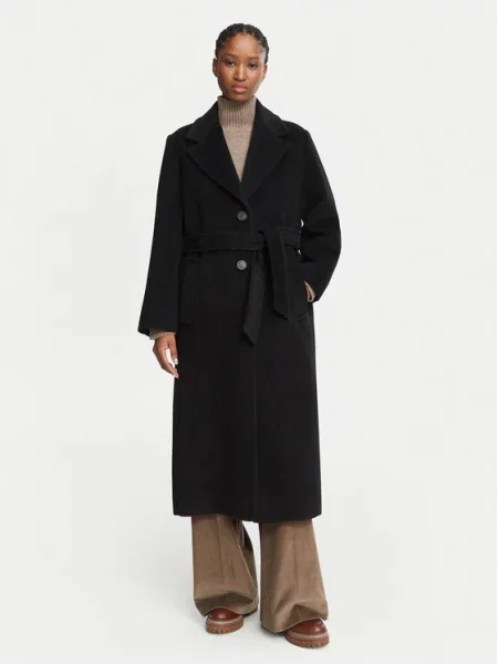 Weekend Max Mara Palton de lână Bronte negru