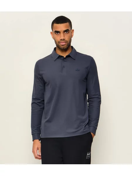 Tricou polo Lacoste gri