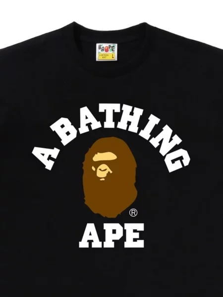 Къс тениска A Bathing Ape® с къс ръкав черно