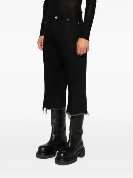Decupat blugi Rick Owens negru