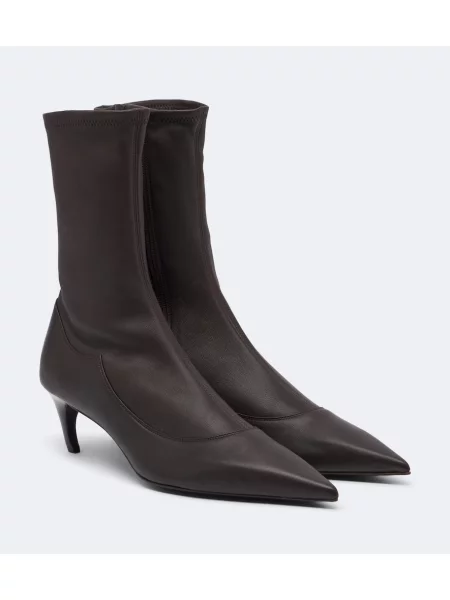 Botine Khaite din piele maro