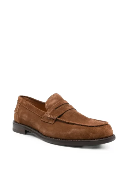 Pantofi loafer Vagabond cu bretele maro