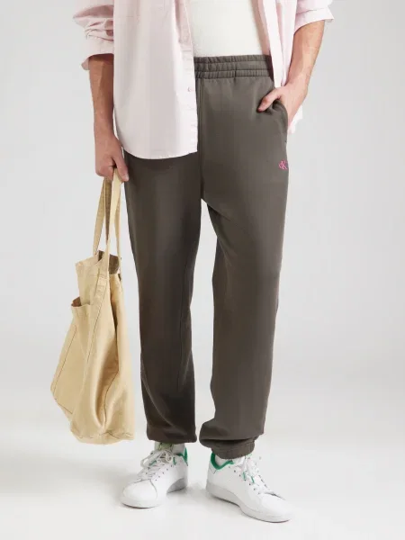 Calvin Klein Jeans Pantaloni taupe gri