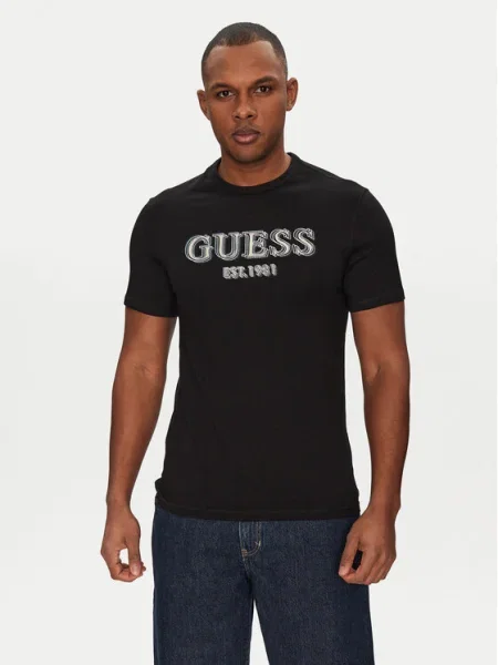 Guess Tricou negru