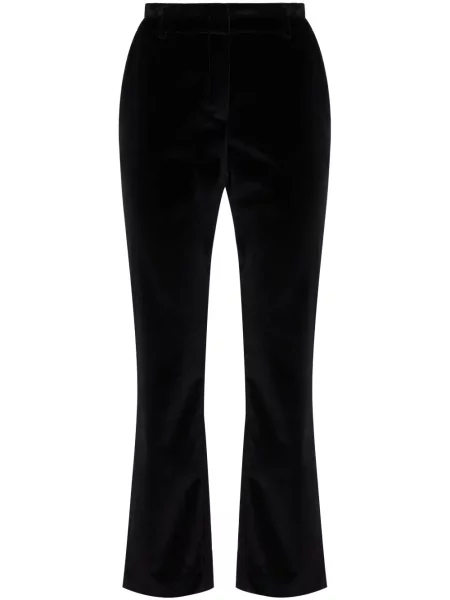 Pantaloni La Doublej din jacard negru