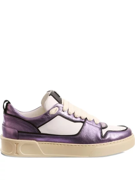 Kožne tenisice Högl s vezicama ljubičasta