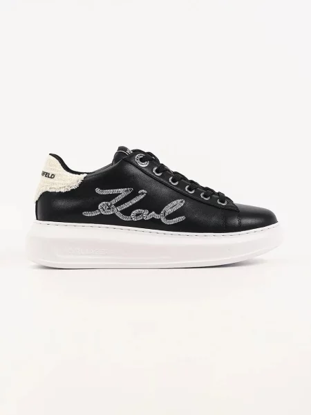 Karl Lagerfeld Kapri sneakers pentru femei din piele negru