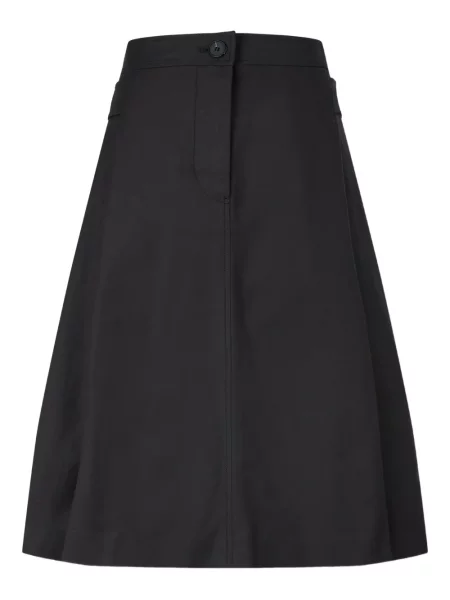 Fusta plisata Studio Tomboy plisată până la genunchi gri