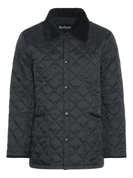 Geacă Barbour de catifea cord negru