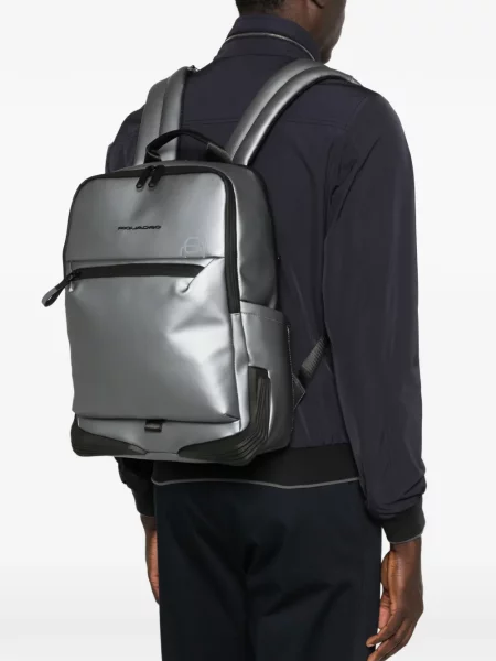 Rucsac Piquadro argintiu